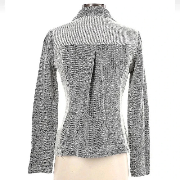 Anthropologie Saturday Sunday Milica Tweed Knit Jacket Gray Blazer Size XS - Picture 4 of 10